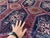 Red Afghan Ersari Hand-Knotted Wool Rug - 6'7" X 9'8" For Sale - Image 10 of 13