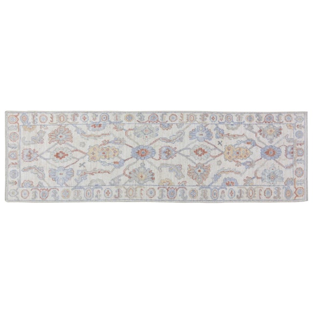 Turkish Oushak with care using traditional rug-making techniques, this rug blends timeless craftsmanship with a modern...