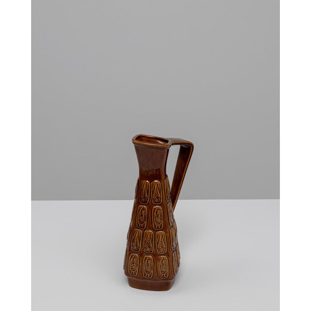 Mid-Century Modern 20th Century German 'W. Germany'' Ceramic Vase For Sale - Image 3 of 18
