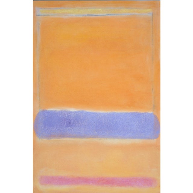 From the continuing series Rothko Surprise. 2000 +26 24"W x 36"H x 1.5"D Oil, Chalk and Oil Pastel on Canvas Dreamy Warm...
