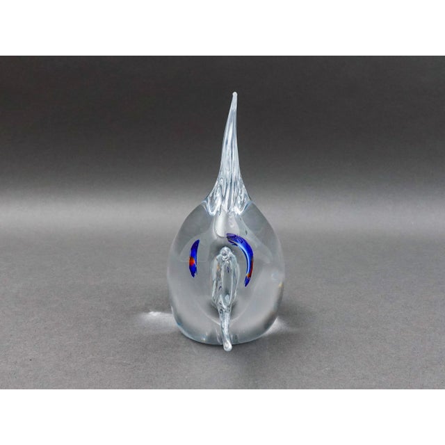 Mid 20th Century Mid 20th Century Elio Raffaeli Signed Oggetti Murano Italy Fish For Sale - Image 5 of 8