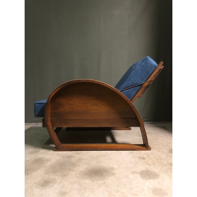 Vintage Reclining Lounge Chair, 1930s For Sale - Image 13 of 18