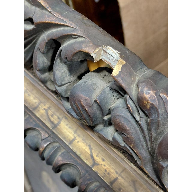 Cream Antique Framed Signed "Sadness" After Gerolamo Induno For Sale - Image 8 of 14