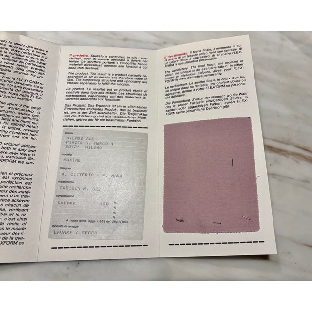 1980s Citterio & Nava for Flexform Italia 8-Foot Sofa For Sale - Image 15 of 17