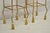 Gold Mid 20th Century Italian Hollywood Regency Rope Tassel Gold 4 Tier Iron Etagere Shelf - A Pair For Sale - Image 8 of 10