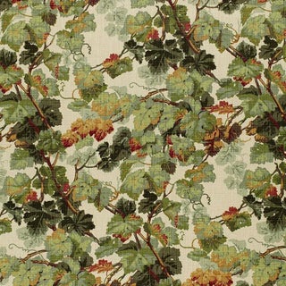 Schumacher Arbor Vine Fabric in Document For Sale