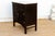 Mid-Century Carved Blossom Black Asian Cabinet For Sale - Image 13 of 14