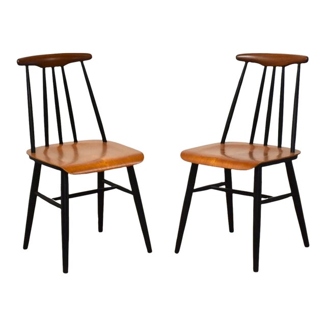 Teak Dining Chairs - a Pair For Sale