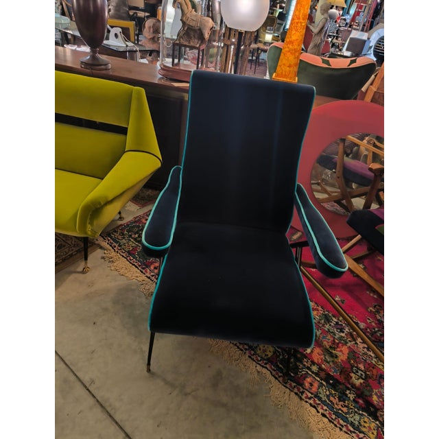 Vintage Lounge Chair with Adjustable Backrest, 1970s For Sale - Image 6 of 9