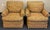 Vintage Jessica Charles Upholstered Swivel Chairs - A Pair For Sale - Image 12 of 12