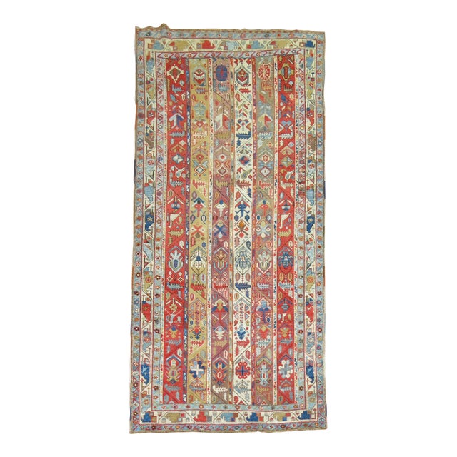 Zabihi Collection Karabagh Caucasian Rug For Sale