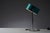 Metal Petrol Green Table Lamp with Chromed Steel Base from Cosack Leuchten, 1970s For Sale - Image 7 of 9