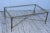 1950s Mid-Century Modern French Brass Coffee Table For Sale - Image 4 of 9