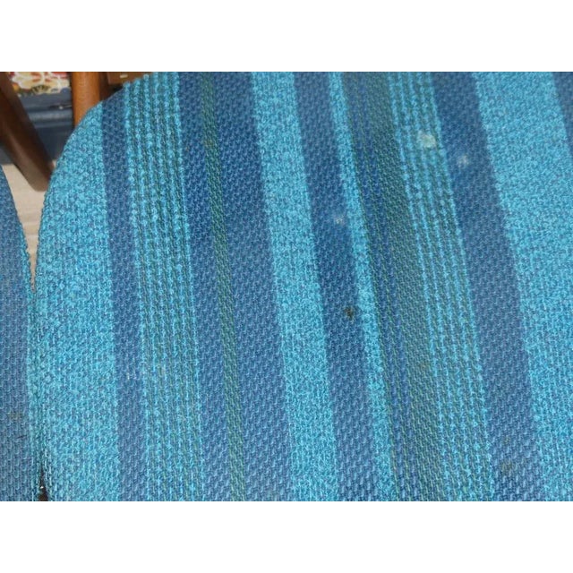 Turquoise Dining Chairs, 1960s, Set of 4 For Sale - Image 11 of 14