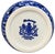 Late 20th Century Late 20th Century Coastal Blakeney Staffordshire Blue & White Ironstone Pitcher & Basin Set For Sale - Image 5 of 9