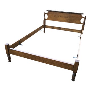 Heywood-Wakefield Walnut Finish Jenny Lind Bed Frame For Sale