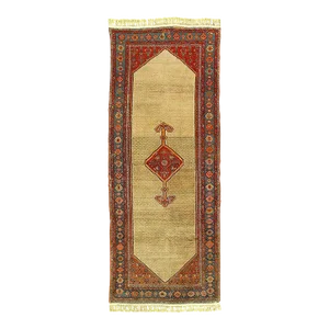 Fine Hand Knotted Persian Antique Sarab Runner