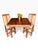 Fully Restored 1930s Draw Leaf Table. Quarter Sawn Solid Oak With Original Matching Chairs - Set of 4 Chairs For Sale - Image 11 of 11