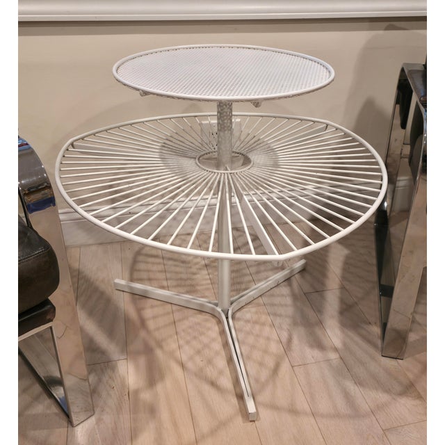 1950s Vladimir Kagan Two Tiered Side Table for Kagan-Dreyfuss Capricorn Series For Sale - Image 5 of 7