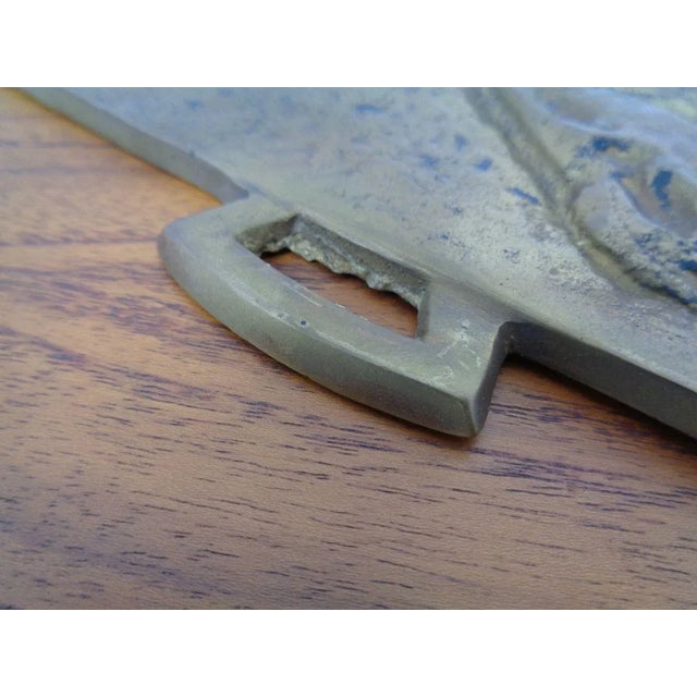 Brutalist Metal Horse Wall Panel, 1960s For Sale - Image 16 of 18