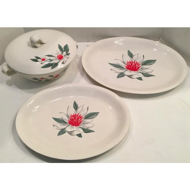 Serving Bowl+Lid Two Serving Platters For Sale - Image 11 of 11