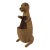 Large VTG 28" Wicker Kangaroo Storage Basket Hamper Plant Toilet Paper Holder For Sale