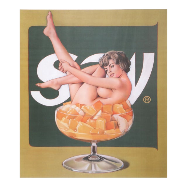 Miss Fruit Salad, Framed Poster by Mel Ramos For Sale