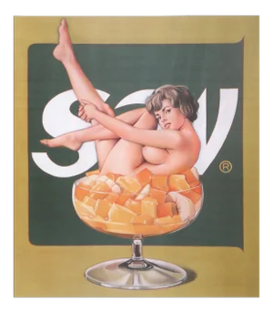 Miss Fruit Salad, Framed Poster by Mel Ramos