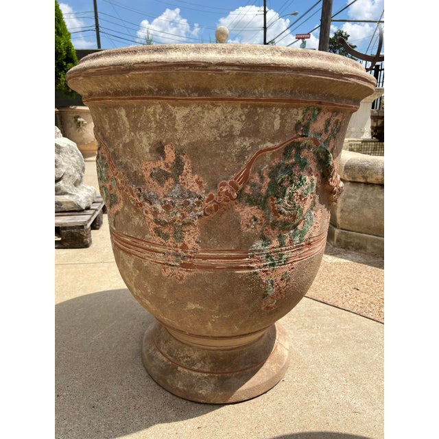 Pair of Antiqued Lemon or Orange Tree Anduze Pots From the Cevennes, France For Sale - Image 12 of 12