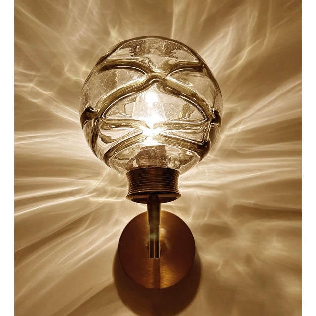 Mid-Century Modern Murano Glass Sconces from Doria Leuchten, 1970s, Set of 2 For Sale - Image 12 of 18
