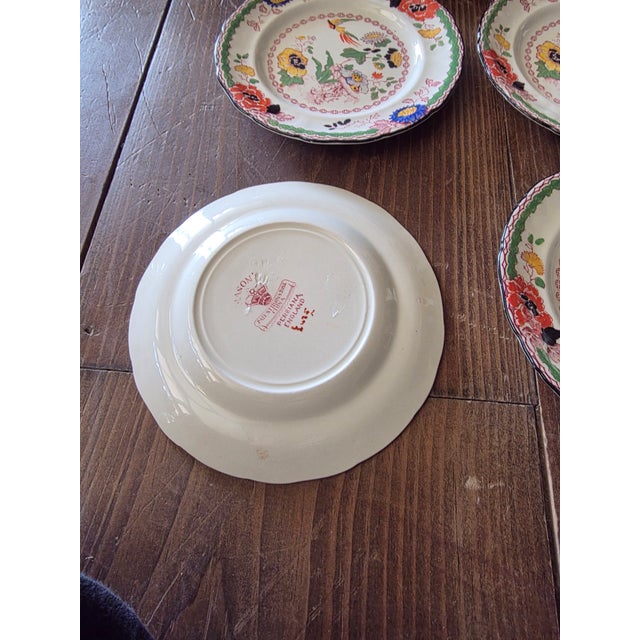 Eight Early 19th Century Mason's Persiana Pattern Bread Plates For Sale In San Antonio - Image 6 of 9