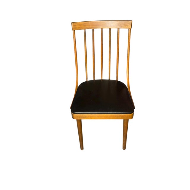 1950s 1950s Lawrence Peabody Mid-Century Walnut Spindle-Back Dining Chair, Richardson Brothers (Model a 336-55) For Sale - Image 5 of 8