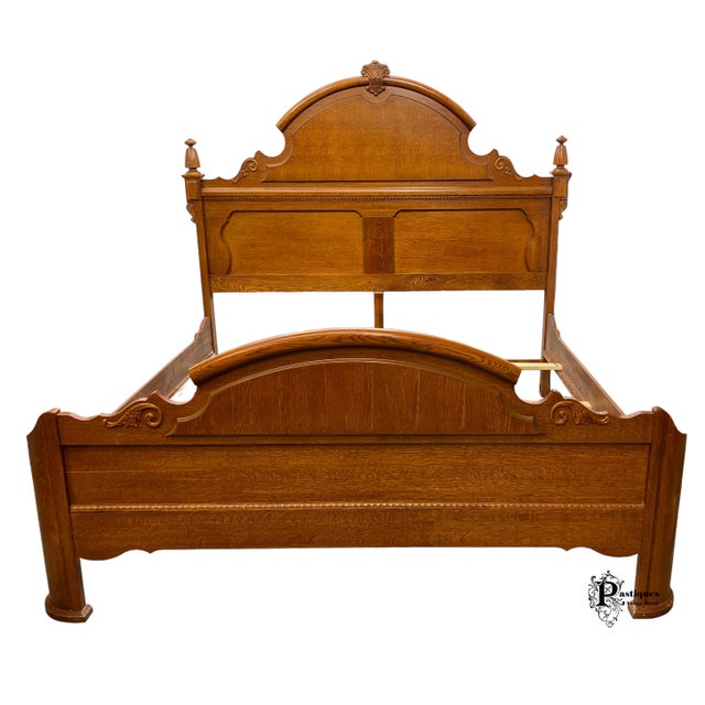 Vintage Lexington Victorian Mansion Sampler Collection Solid Oak King