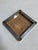 Wood Vintage Cork and Metal Tray With Brass Corner Accents For Sale - Image 7 of 7