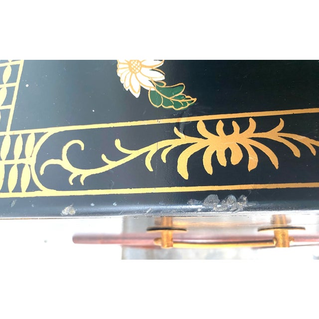 1970s Asian Long Rectangular Sword Chest Trunk For Sale - Image 5 of 12