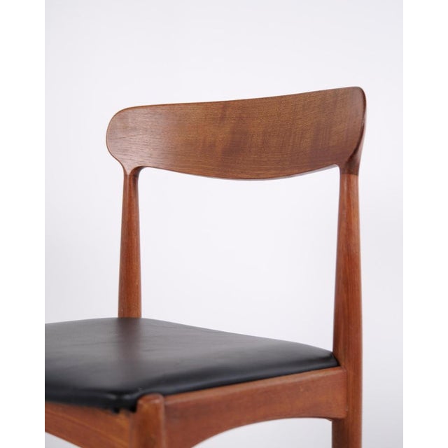Scandinavian Teak Dining Chairs attributed to Uldum Møbelfabrik, 1960s, Set of 6 For Sale - Image 12 of 13
