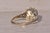 Metal The Stocking: Antique Filigree Engagement Ring in White Gold For Sale - Image 7 of 11
