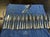 Vintage Russell Pattern Silver-Plated Knife and Fork by Mappin & Webb, Set of 24 For Sale - Image 4 of 4