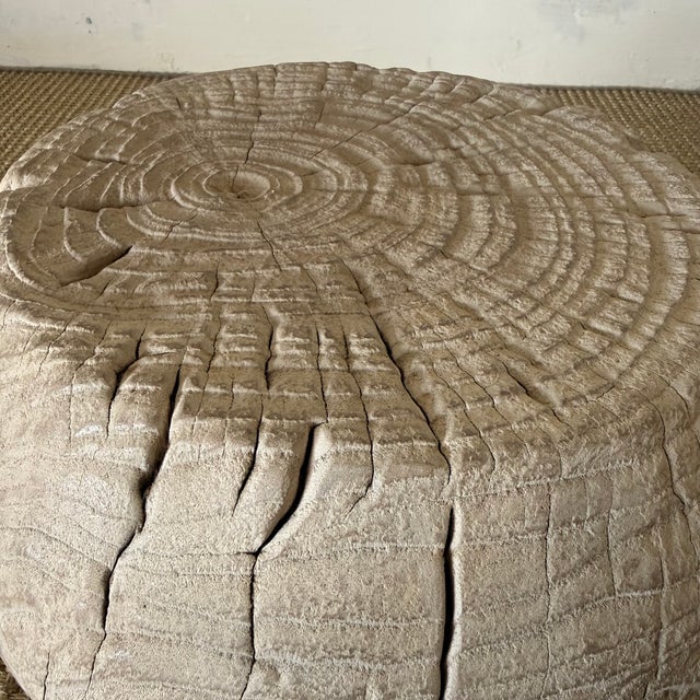 Contemporary Vintage Elm Table Stump For Sale - Image 3 of 6