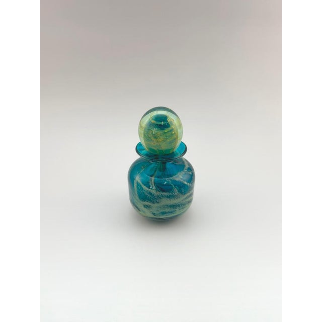 Glass Modern Glass Perfume Bottle by Michael Harris for Mdina, 1970s For Sale - Image 7 of 10