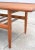 Brown Mid Century Danish Sculpted Teak Coffee Table With Slatted Shelf For Sale - Image 8 of 13