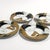 1970s Vintage Fitz & Floyd "Golden Tancho Stork" Salad / Dessert Plates - Set of 4 For Sale - Image 5 of 10
