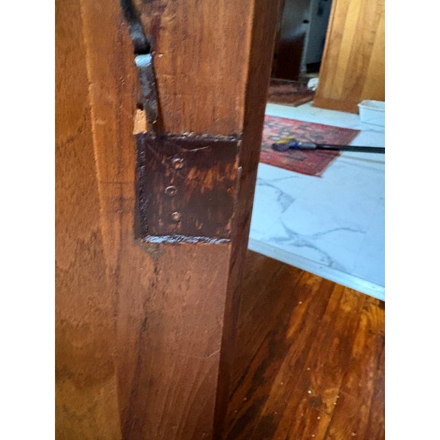 American 19th-Century Centennial American Primitive Pegged Pie Safe / Bread Cabinet For Sale - Image 3 of 8