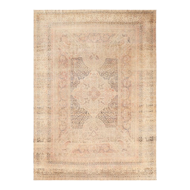 Nazmiyal Collection Antique Persian Kerman Rug For Sale