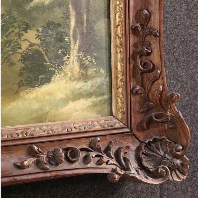 Large Italian Painting From the Mid-20th Century 1952 - Unsigned For Sale - Image 10 of 11