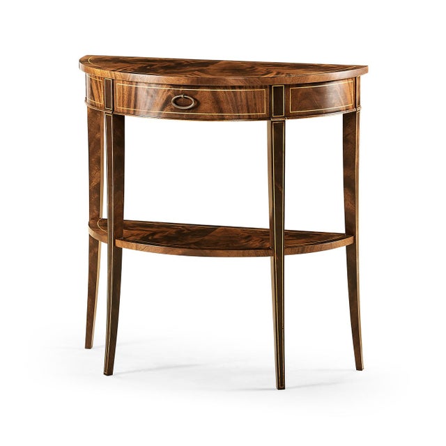 Pair of Small Mahogany Console Tables For Sale - Image 4 of 8