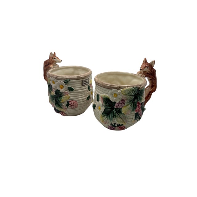 Vintage Fitz & Floyd Reynard Sleeping Fox 5 Piece Tea Service For Sale - Image 13 of 17