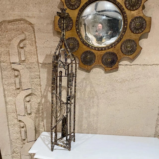 Metal 1970s Brass Sculpture Max Finkelstein Machine Texture Artwork California For Sale - Image 7 of 12