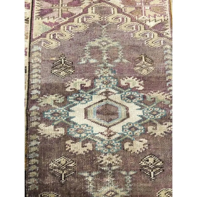Vintage Brown Turkish Oushak Rug, 3ft 10in X 5ft 6in For Sale - Image 4 of 7