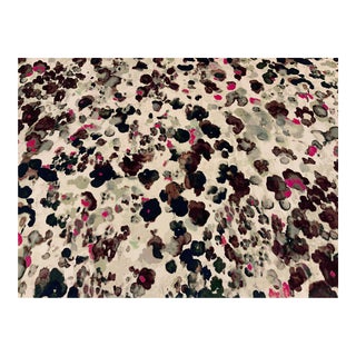 Romo Black Edition: Niumi - Jaipur Pink Abstract Velvet Designer Fabric - 3 Yards For Sale